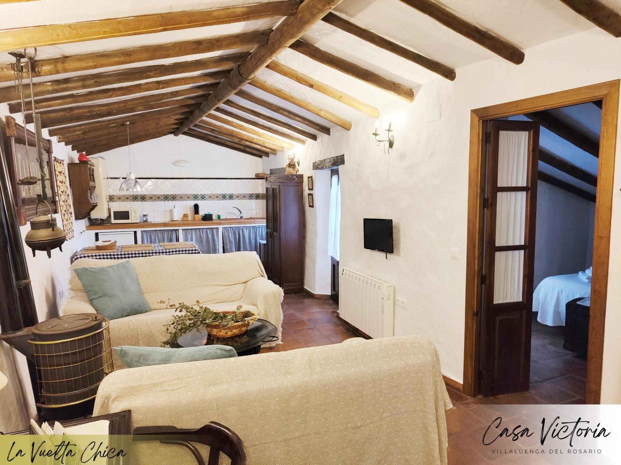 Conjunto Rural Casa Victoria Pensionat Villaluenga Del Rosario Eksteriør billede