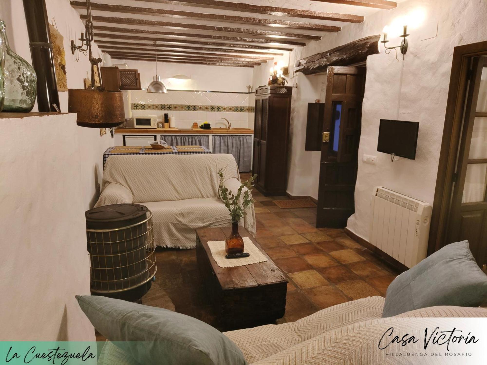 Conjunto Rural Casa Victoria Pensionat Villaluenga Del Rosario Eksteriør billede